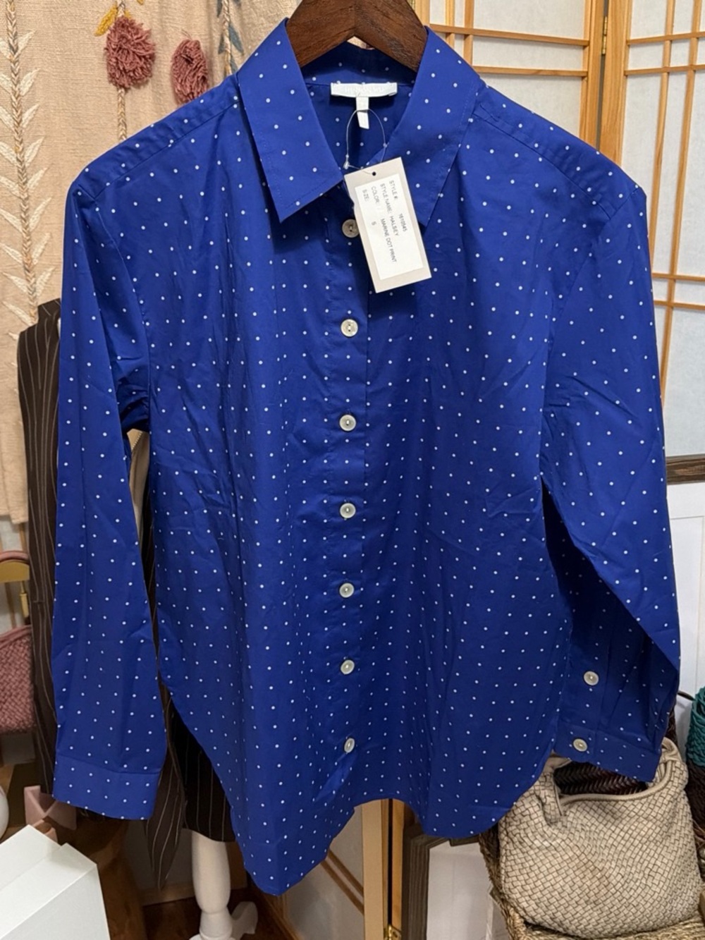 Hinson Wu “Halsey” button-front shirt Sz S